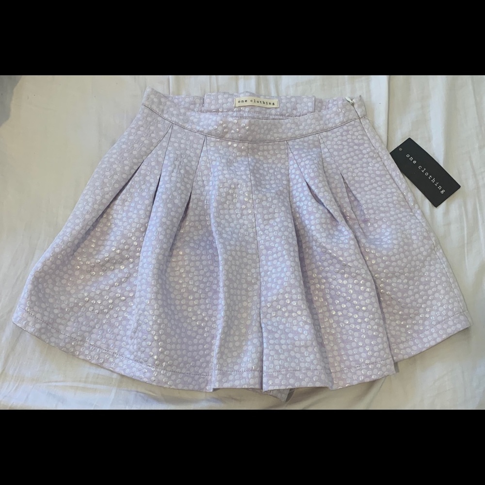 Light purple shorts from One Clothing